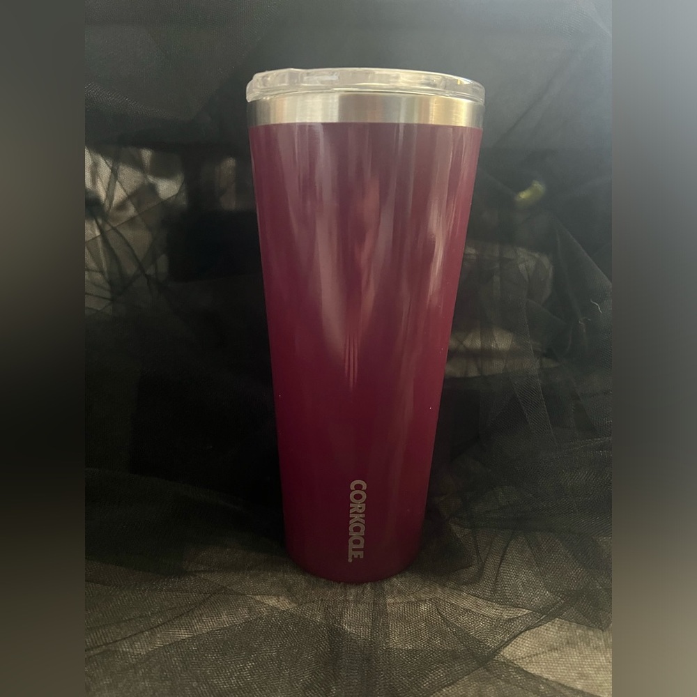 Corkcicle gloss merlot tumbler 24oz